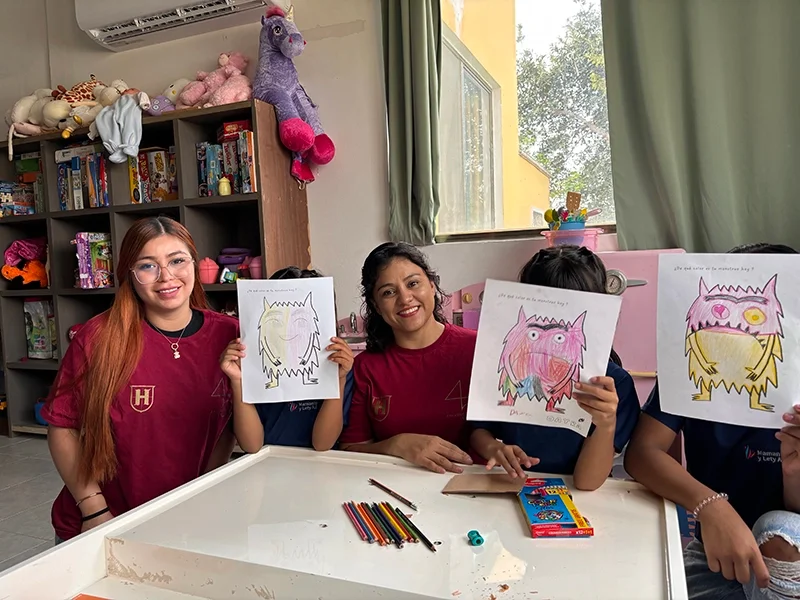 Alumnos Humanitas en programa de responsabilidad social con niños